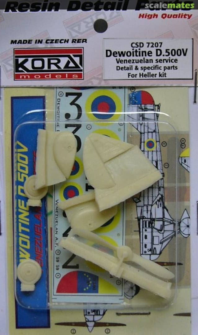Boxart Dewoitine D.500V CSD7207 Kora Models Boxart Dewoitine D.500V CSD7207 Kora Models