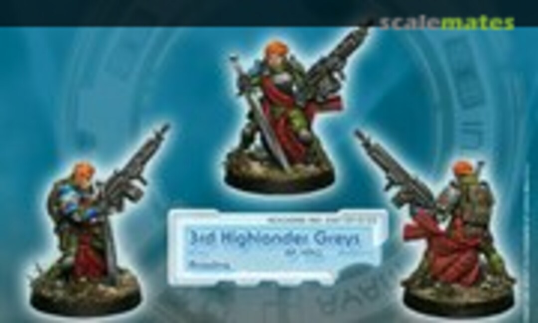 28mm 3RD HIGHLANDERS GREY RIFLES (Corvus Belli 280129-0185) 280129-0185