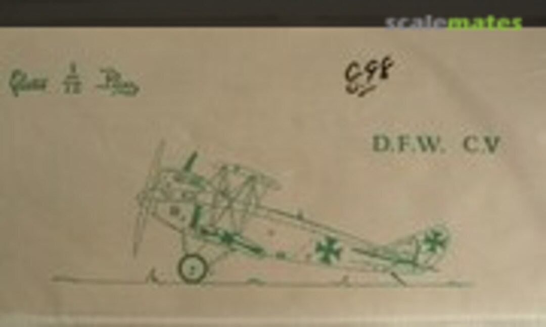 1:72 D.F.W. C.V (Classic Plane )