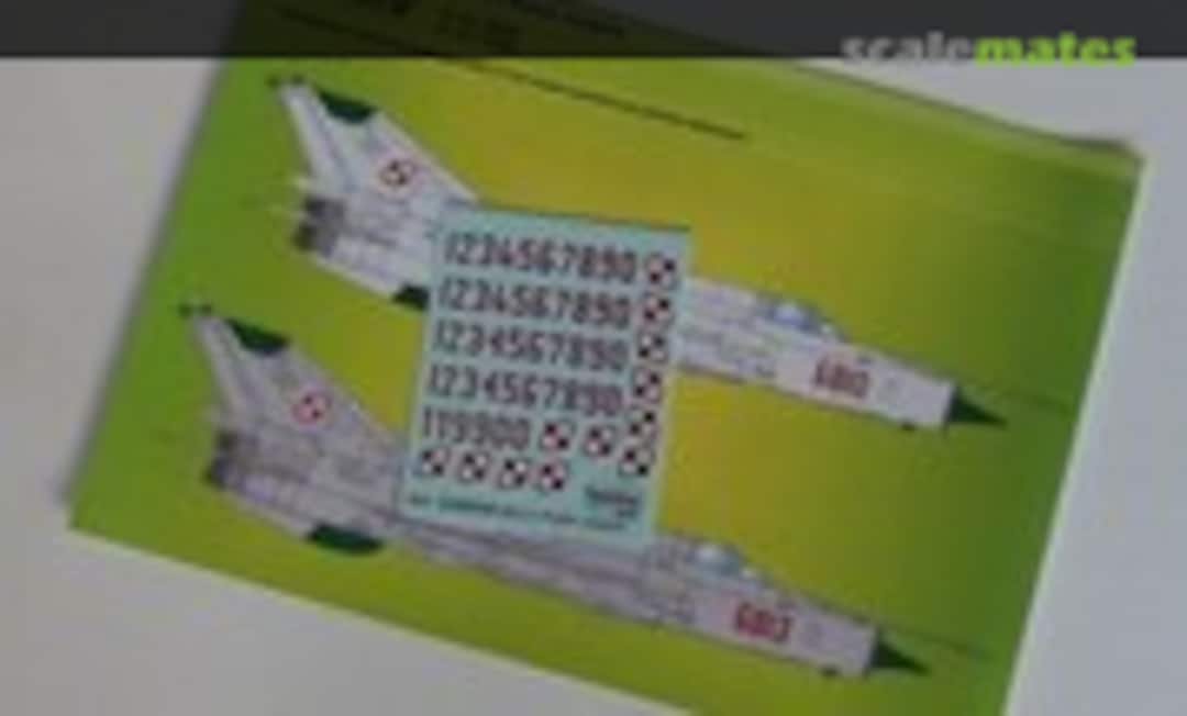 1:72 MiG-21 Polish insignia (ModelMaker D72008) D72008