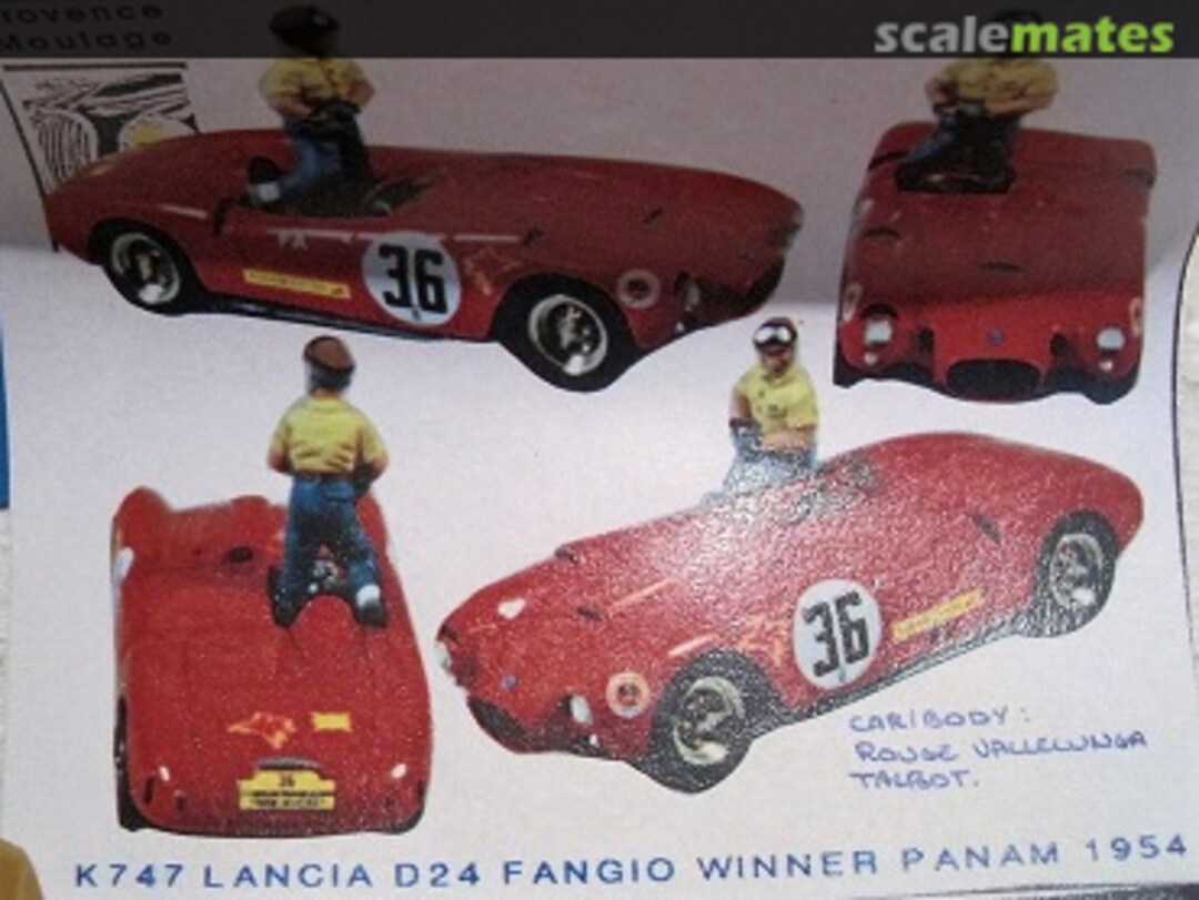 Boxart Lancia D24 with Driver K747 Provence Moulage Boxart Lancia D24 with Driver K747 Provence Moulage