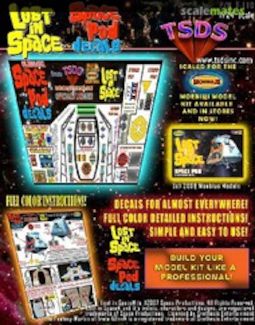 Boxart Space Pod decals T-110 TSDS Boxart Space Pod decals T-110 TSDS