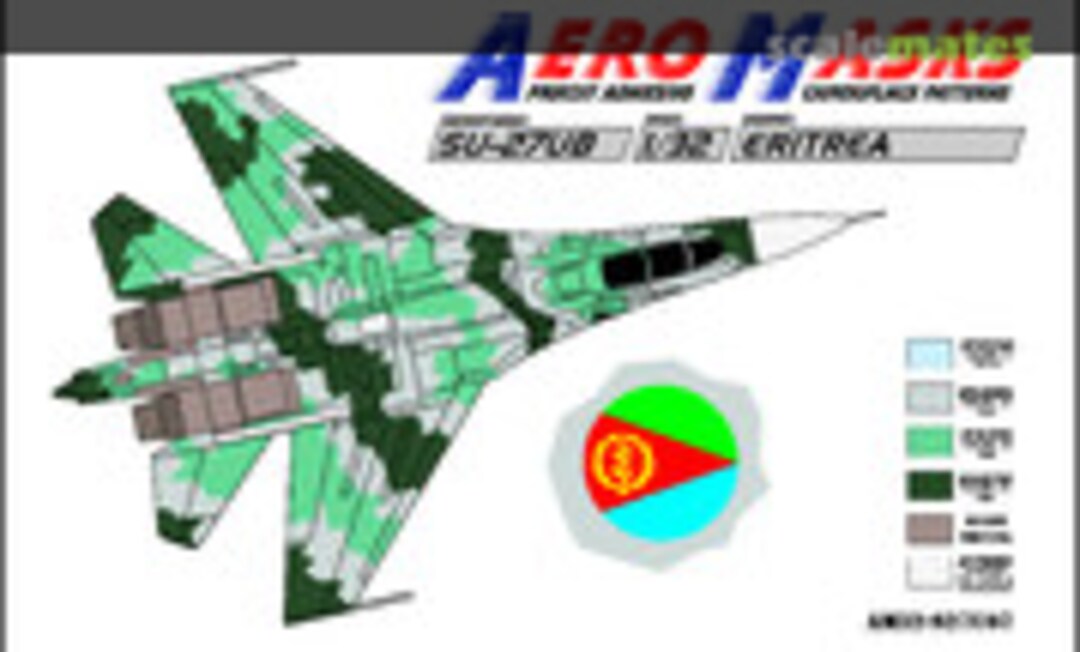 1:32 Su-27UB Eritrea (AeroMasks AM32-S27U07) AM32-S27U07