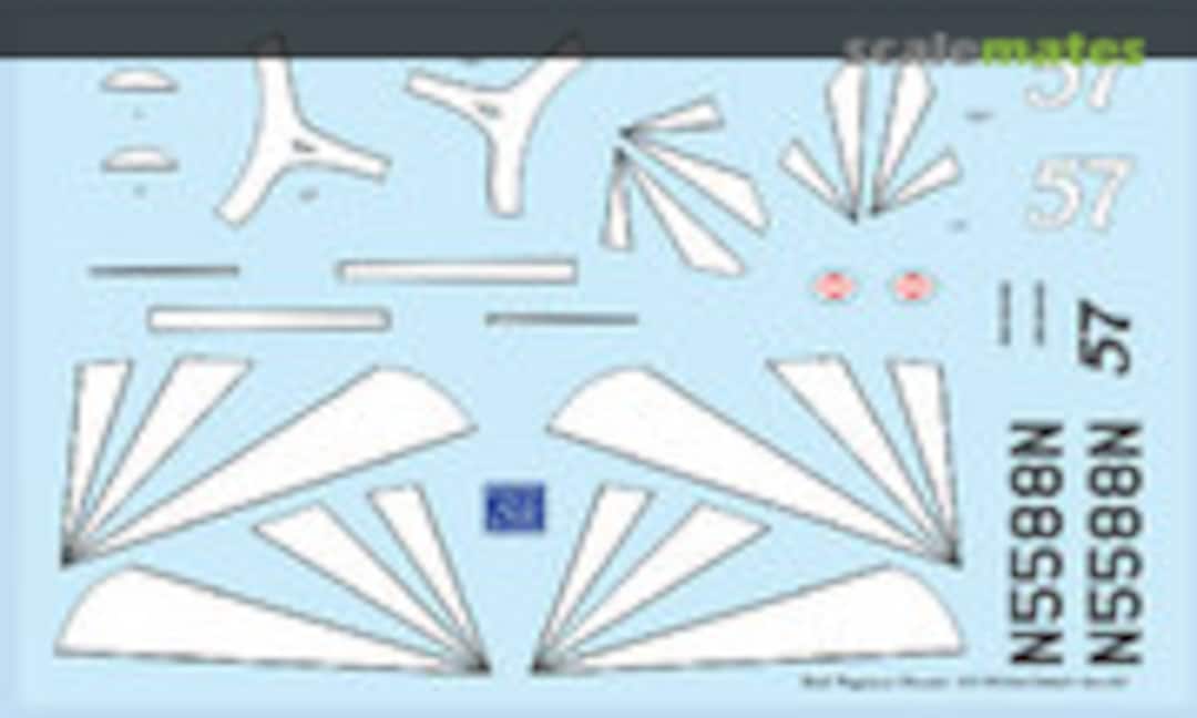 1:72 F2G Cook Cleland's Race 57 Corsair (Draw Decal RPD-CORSAIR-72-1) RPD-CORSAIR-72-1