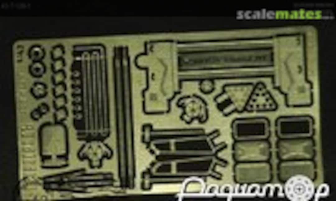 1:43 Photoetched parts for ZiL-130 (PETROGRAD' and S&B 43-T-129-1) 43-T-129-1