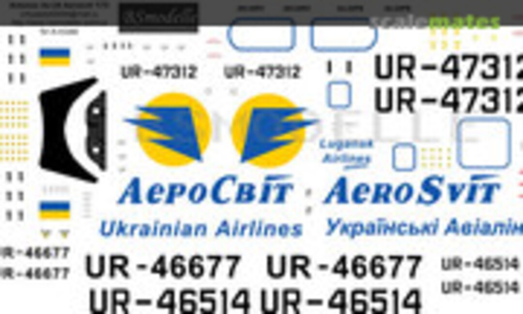 1:72 Antonov An-24RV Aerosvit (BSmodelle BSM72049) BSM72049