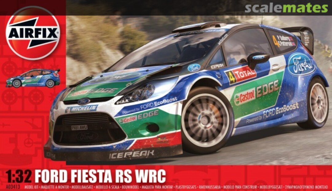 Boxart Ford Fiesta RS WRC A03413 Airfix Boxart Ford Fiesta RS WRC A03413 Airfix