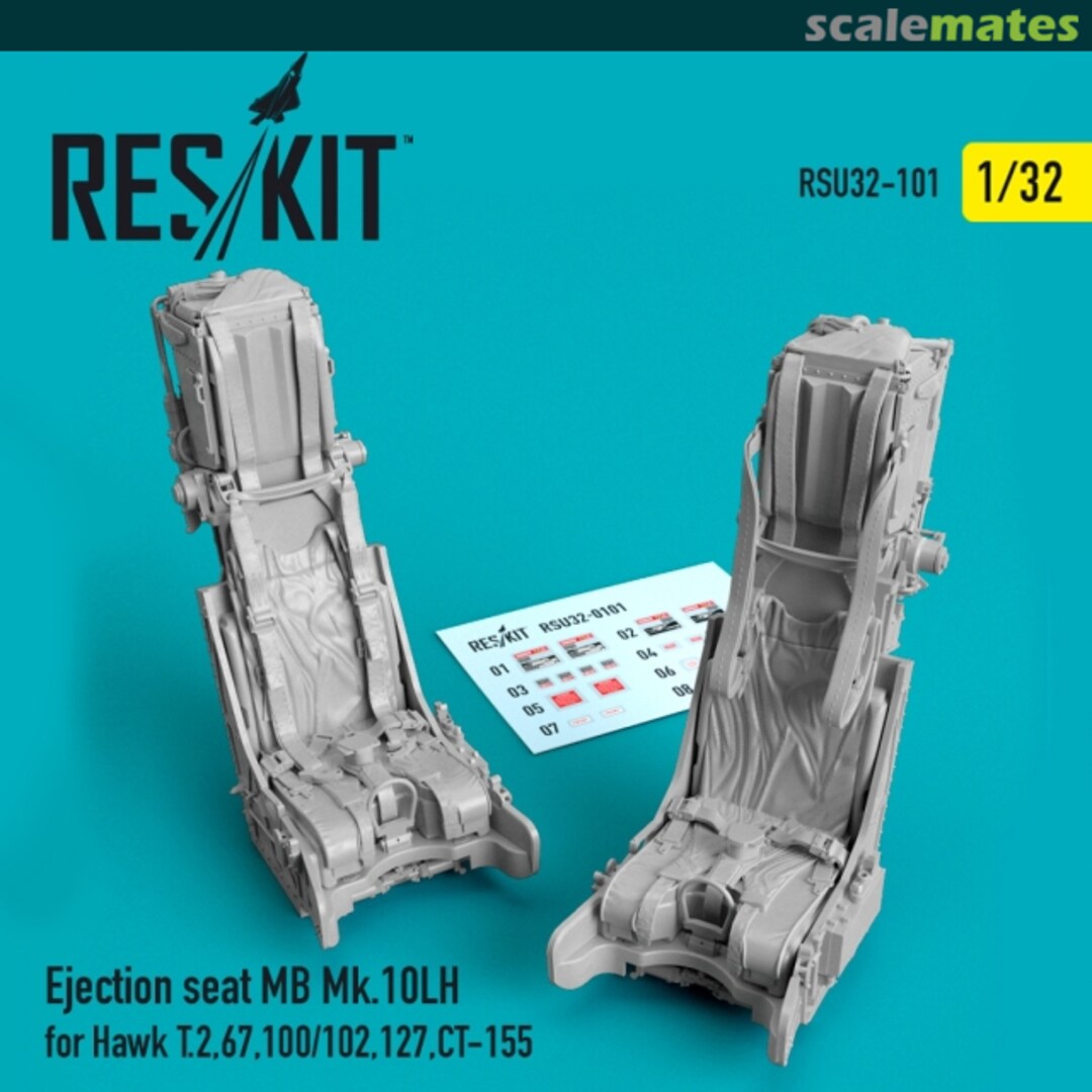 Boxart Ejection seat MB Mk.10LH RSU32-0101 ResKit Boxart Ejection seat MB Mk.10LH RSU32-0101 ResKit