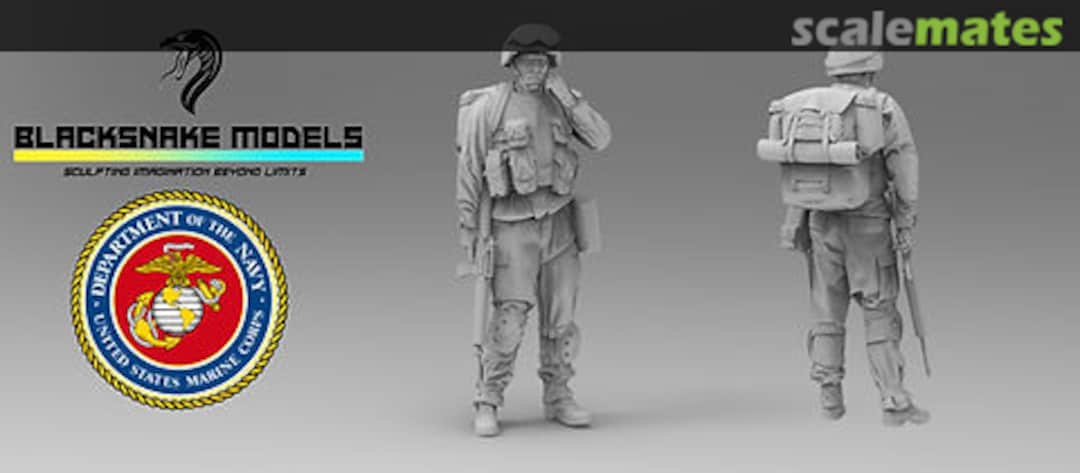 Boxart US MARINES 10 Operation Iraqi Freedom USMC-10 BlackSnake Model Boxart US MARINES 10 Operation Iraqi Freedom USMC-10 BlackSnake Model