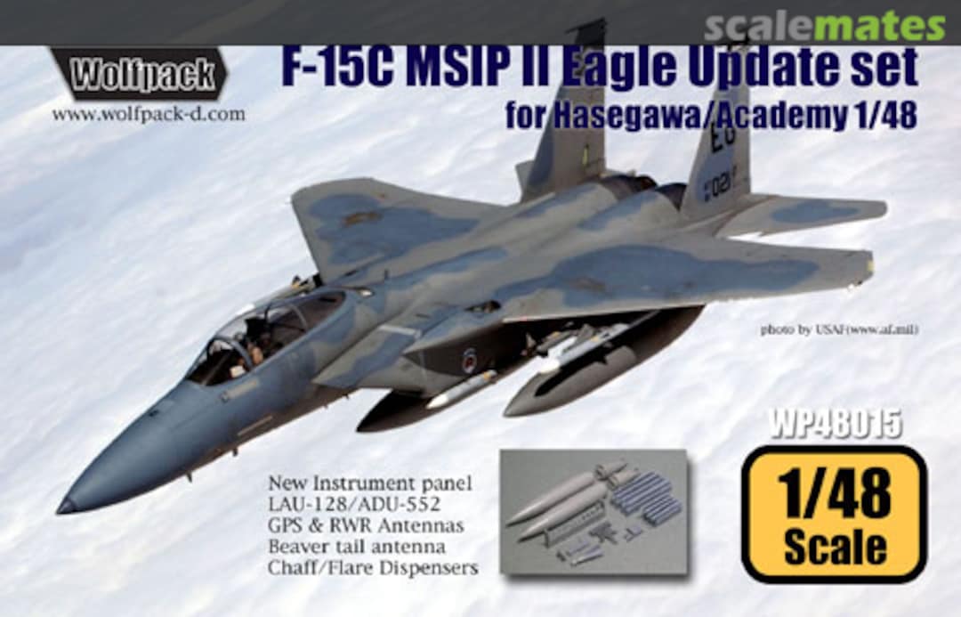 Boxart F-15C MSIP II Eagle Update Set WP48015 Wolfpack Boxart F-15C MSIP II Eagle Update Set WP48015 Wolfpack