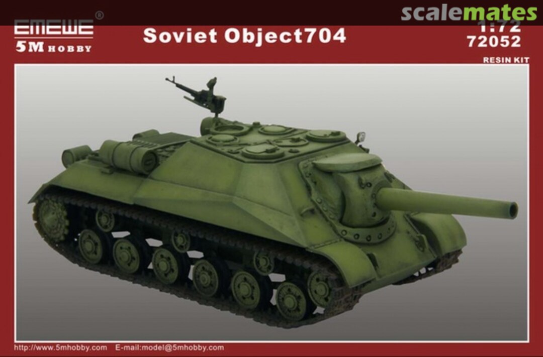 Boxart Soviet Object 704 72052 5M Hobby Boxart Soviet Object 704 72052 5M Hobby
