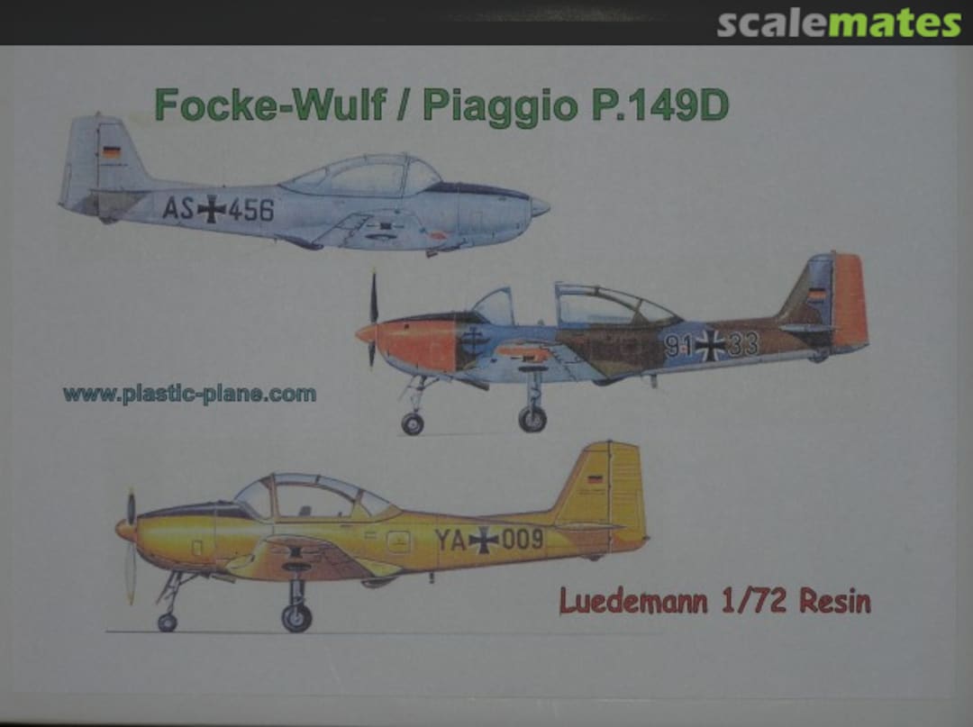 Boxart Focke-Wulf / Piaggio P.149D P.149 Classic Plane Boxart Focke-Wulf / Piaggio P.149D P.149 Classic Plane