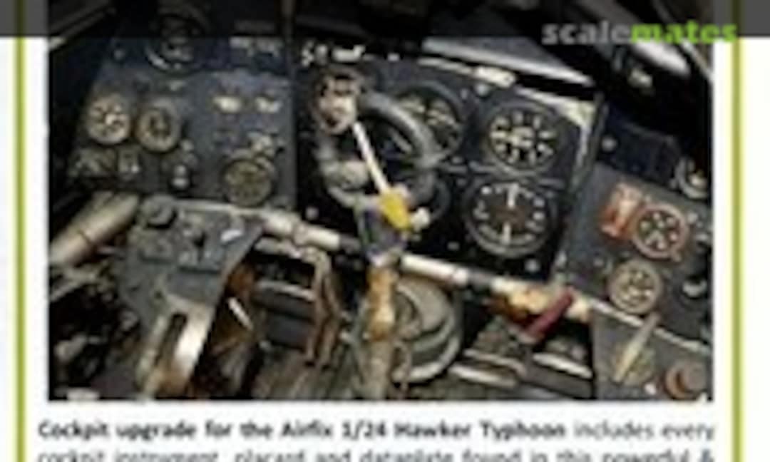 1:24 Hawker Typhoon Mk.1B instrument panel (Airscale AS24 TIFF) AS24 TIFF