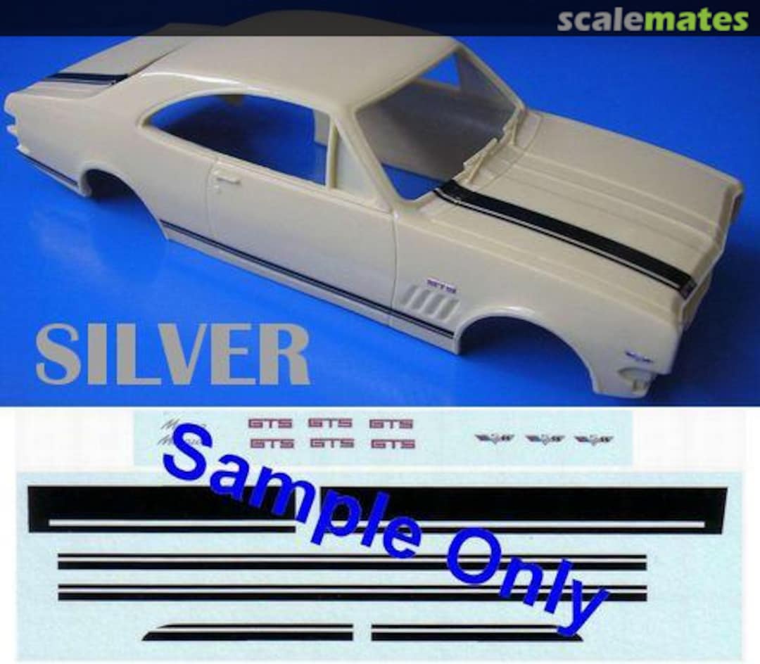 Boxart Holden HK Monaro GTS 1968 2-Door Stripe (Silver) 4252 The Parts Box Boxart Holden HK Monaro GTS 1968 2-Door Stripe (Silver) 4252 The Parts Box
