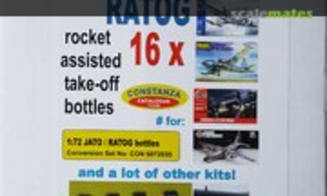 1:72 JATO/RATOG bottles 16x (Constanza Kit CON 6072035) CON 6072035