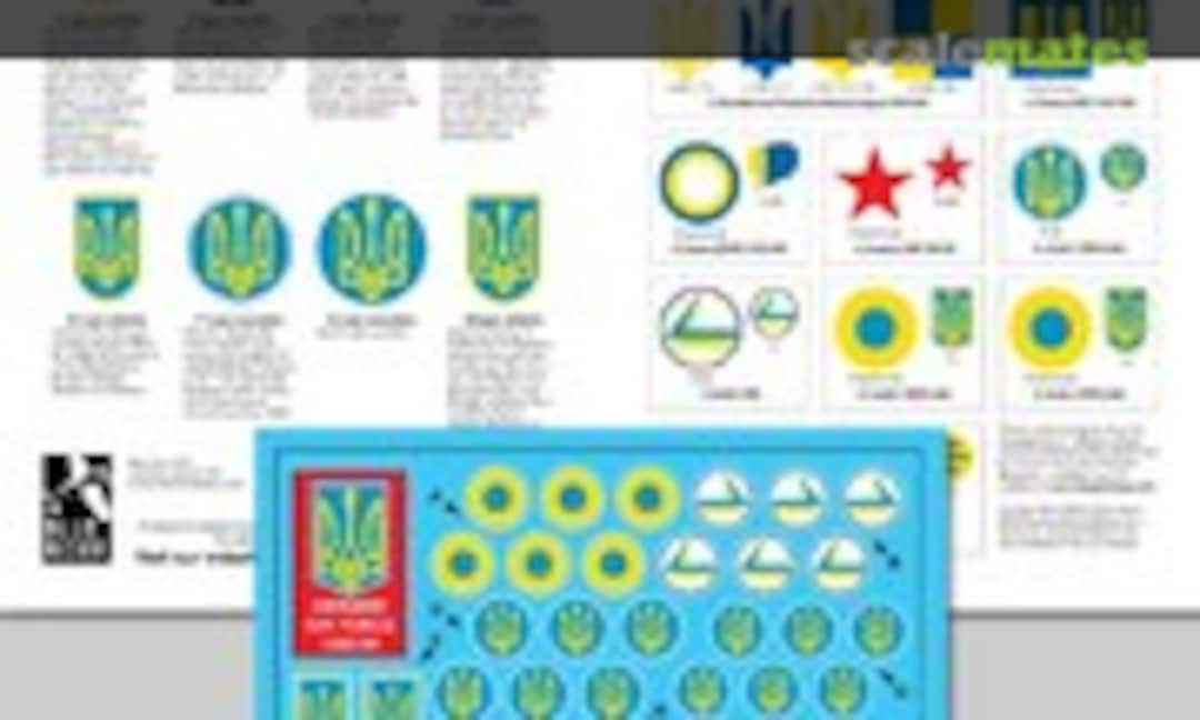 1:72 Ukrainian Air Force 1992/94: (Blue Rider BR808) BR808