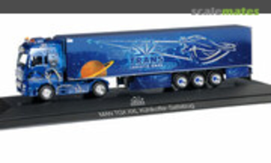 MAN TGX XXL refrigerated box semitrailer &quot;Trio-Trans&quot; (Herpa 121705)