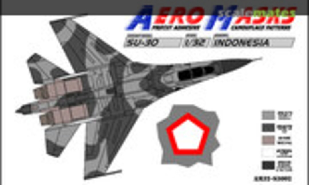 1:32 Su-30 Indonesia (AeroMasks AM32-S3002) AM32-S3002