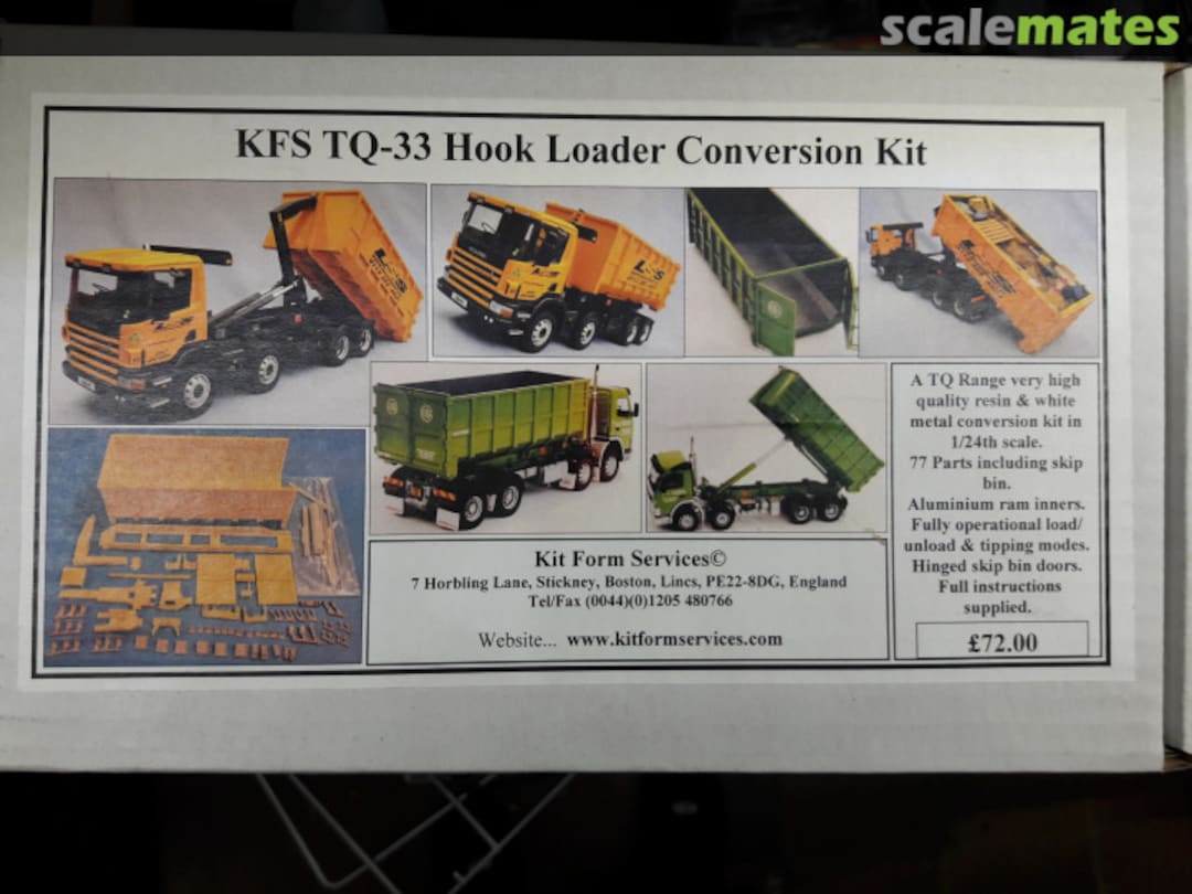 Boxart Hook loader conversion kit TQ-33 Kit Form Services Boxart Hook loader conversion kit TQ-33 Kit Form Services