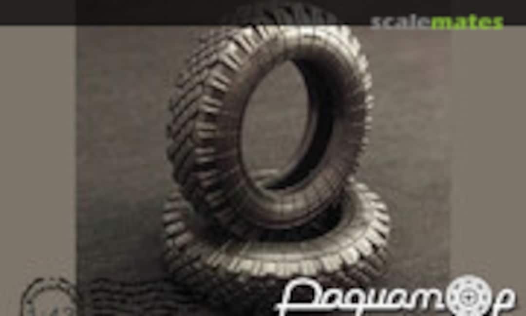 1:43 Rubbers set I-252B (И-252Б) for ZIL-130, KAZ-608, ZIL-164 (Maestro Wheels MW43_T_I252B) MW43_T_I252B