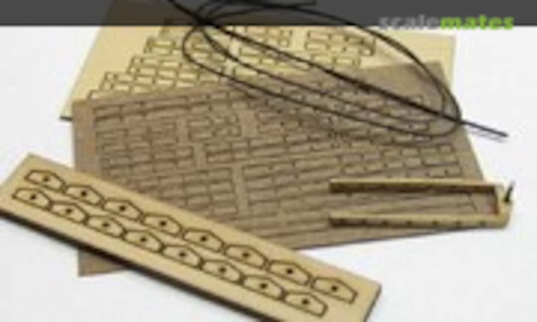 No Pintles & Gudgeons - 1/16" wide straps (Syren Model Ship Company )