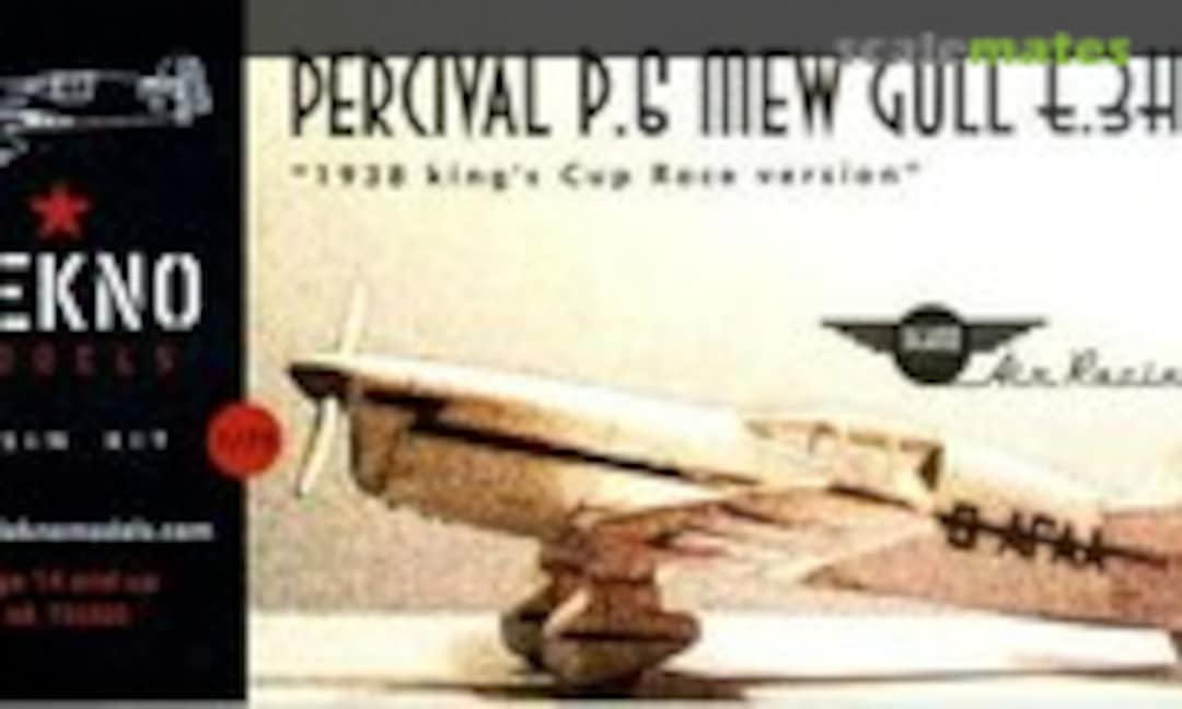 1:72 Percival P.6 Mew Gull E.3H (Dekno Models AR. 720300) AR. 720300