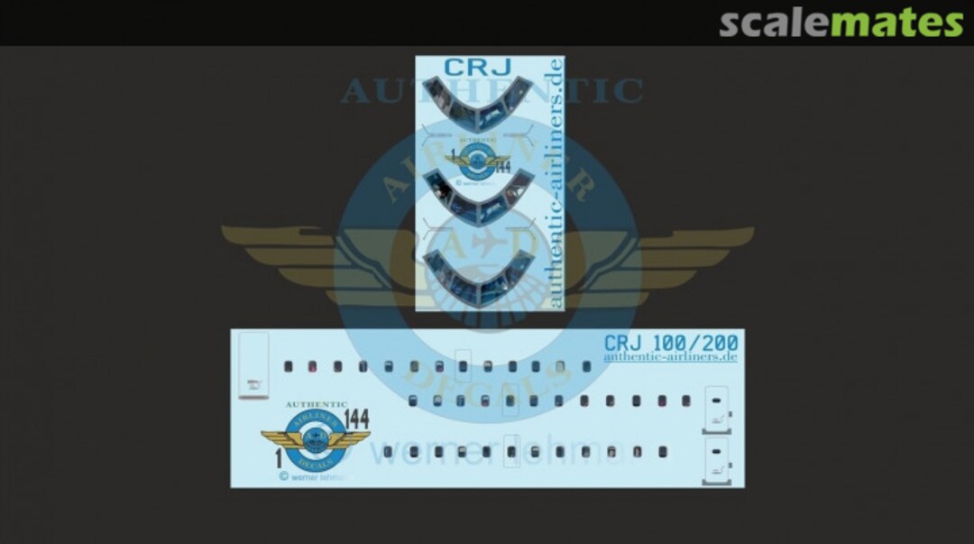Boxart Cockpit and Cabin Windows CRJ100/200 CRJ100/200 Authentic-Airliner-Decals Boxart Cockpit and Cabin Windows CRJ100/200 CRJ100/200 Authentic-Airliner-Decals
