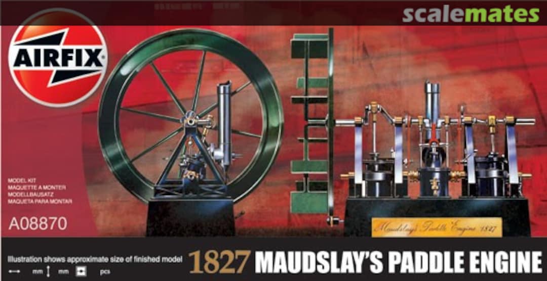 Boxart 1827 Maudslay's Paddle Engine A08870 Airfix
