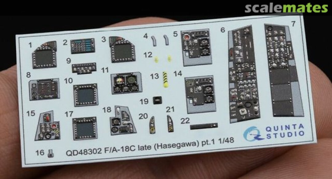 Contents F/A-18C Late interior 3D decals QDS-48302 Quinta Studio Contents F/A-18C Late interior 3D decals QDS-48302 Quinta Studio