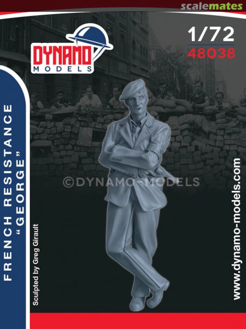 Boxart French Resistance Fighter - George 48038 Dynamo Models Boxart French Resistance Fighter - George 48038 Dynamo Models