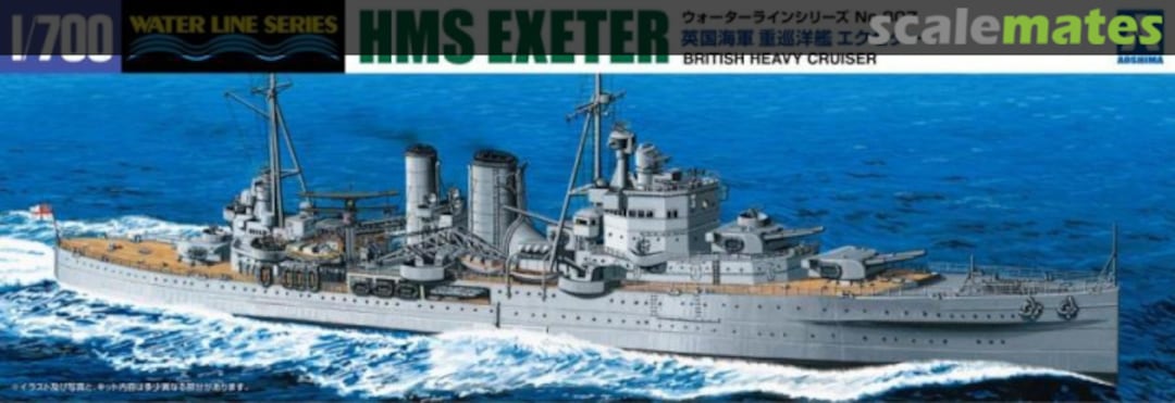 Boxart British Heavy Cruiser HMS Exeter 052730 Aoshima Boxart British Heavy Cruiser HMS Exeter 052730 Aoshima