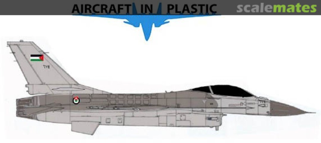 Boxart Gen.Dynamics / Lockheed F-16 Jordan A.F. AIPD-162 Aircraft in Plastic