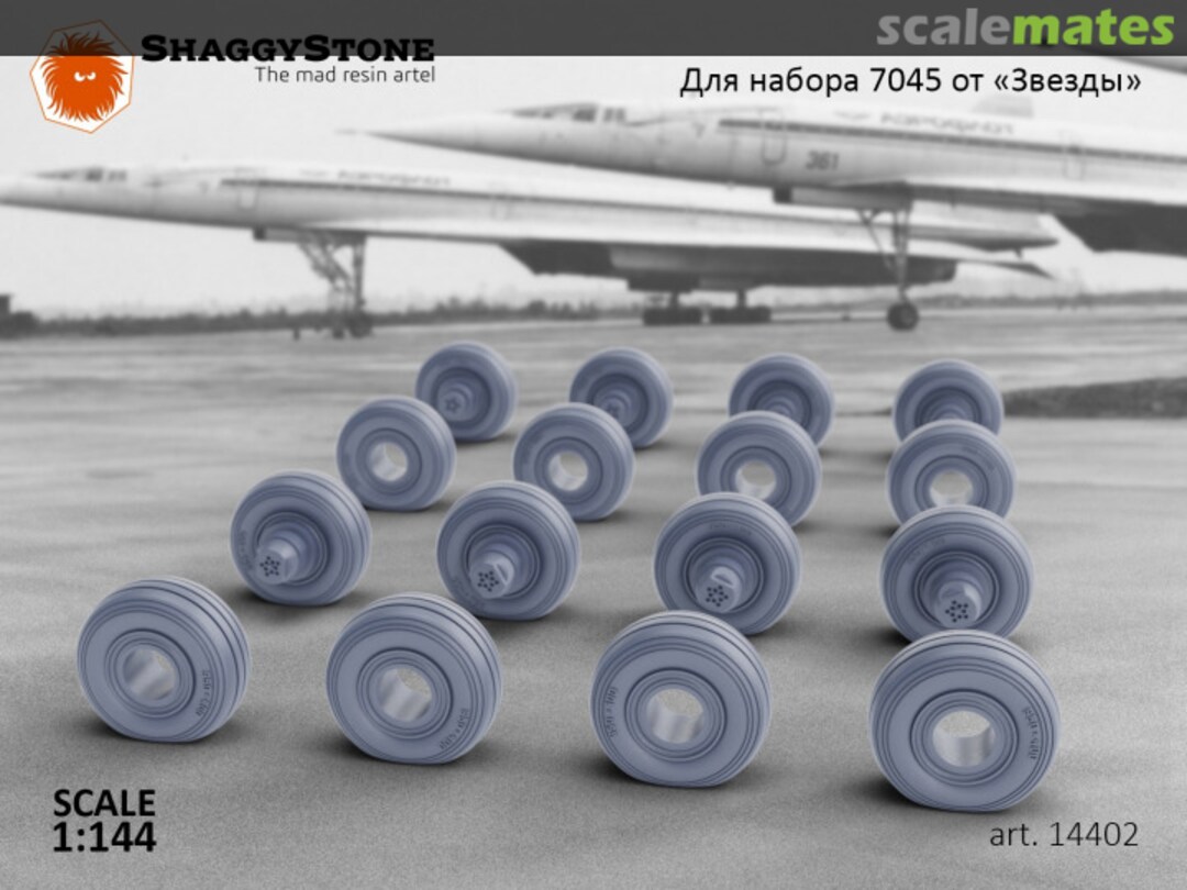 Boxart Tu-144 Wheels ShS14402 ShaggyStone Boxart Tu-144 Wheels ShS14402 ShaggyStone