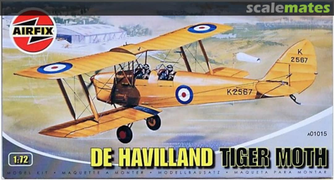 Boxart De Havilland Tiger Moth A01015 Airfix Boxart De Havilland Tiger Moth A01015 Airfix