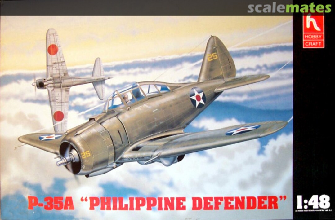 Boxart P-35A Philippine Defender HC1551 Hobbycraft Boxart P-35A Philippine Defender HC1551 Hobbycraft