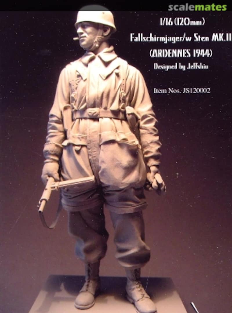 Boxart Fallschirmjäger/w Sten MKII JS120002 Jeffshiu's Miniatures