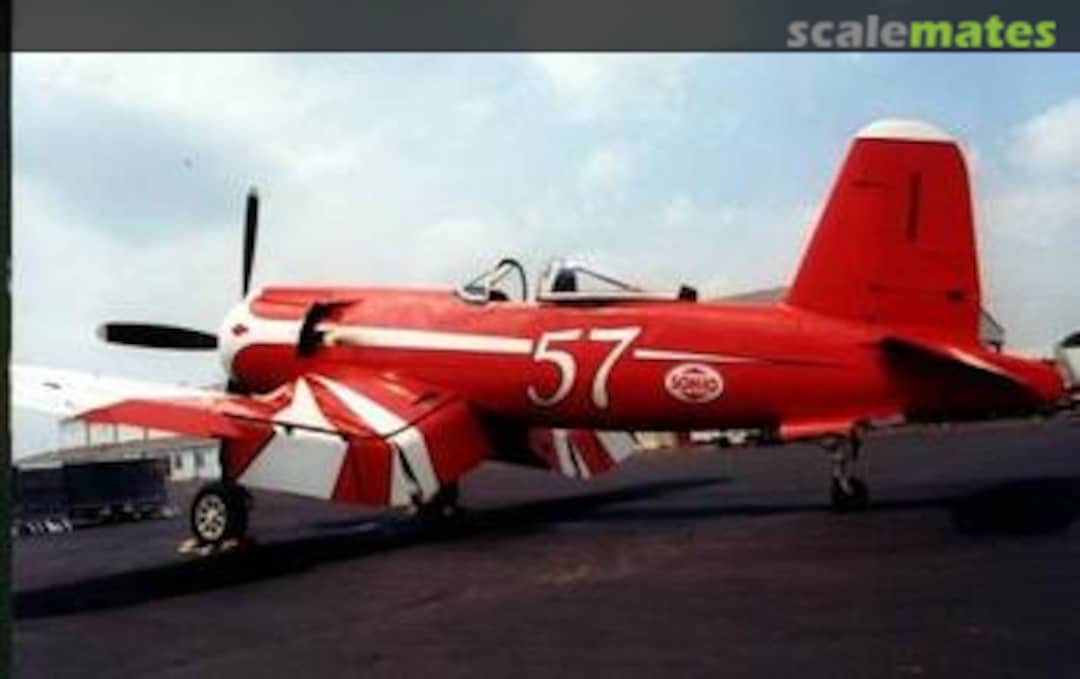 Boxart F2G #57 Cook Cleland 1949 57red Red Pegasus Decals Boxart F2G #57 Cook Cleland 1949 57red Red Pegasus Decals