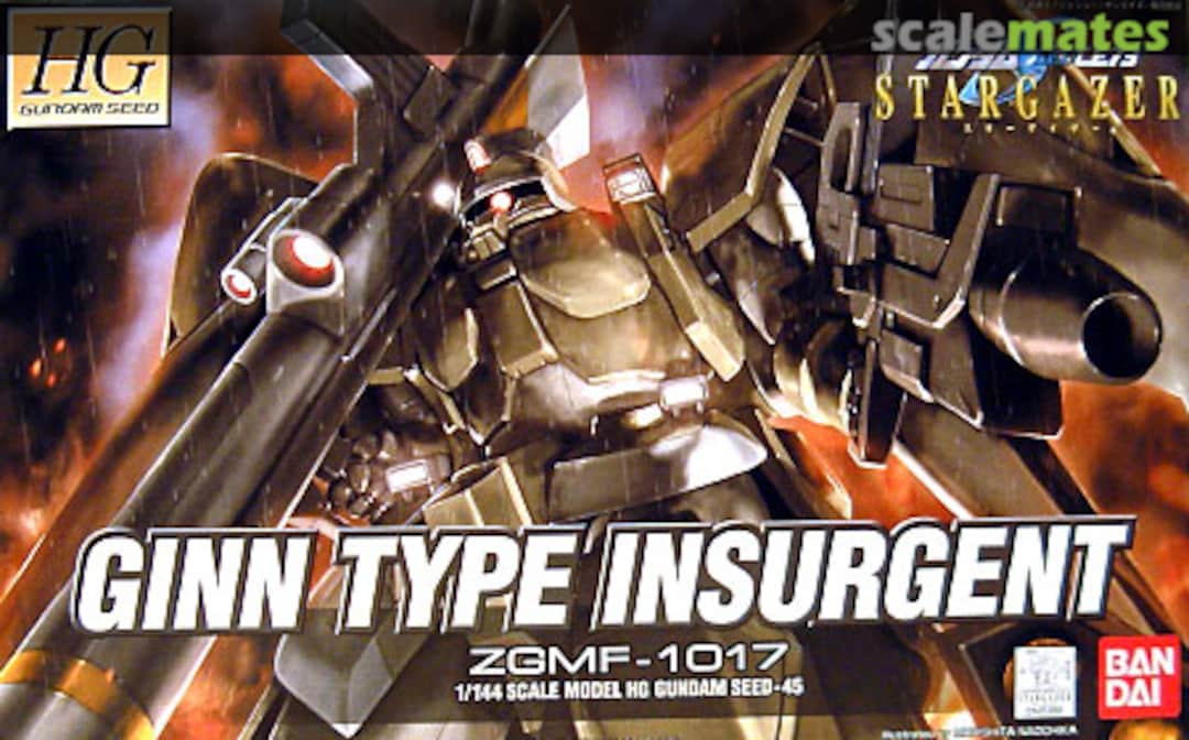 Boxart ZGMF-1017 Ginn Type Insurgent 0145380 Bandai Boxart ZGMF-1017 Ginn Type Insurgent 0145380 Bandai