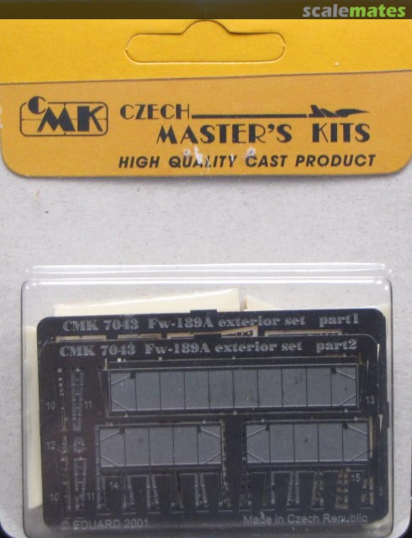 Boxart Focke-Wulf Fw 189 A - Exterior set 7043 CMK Boxart Focke-Wulf Fw 189 A - Exterior set 7043 CMK