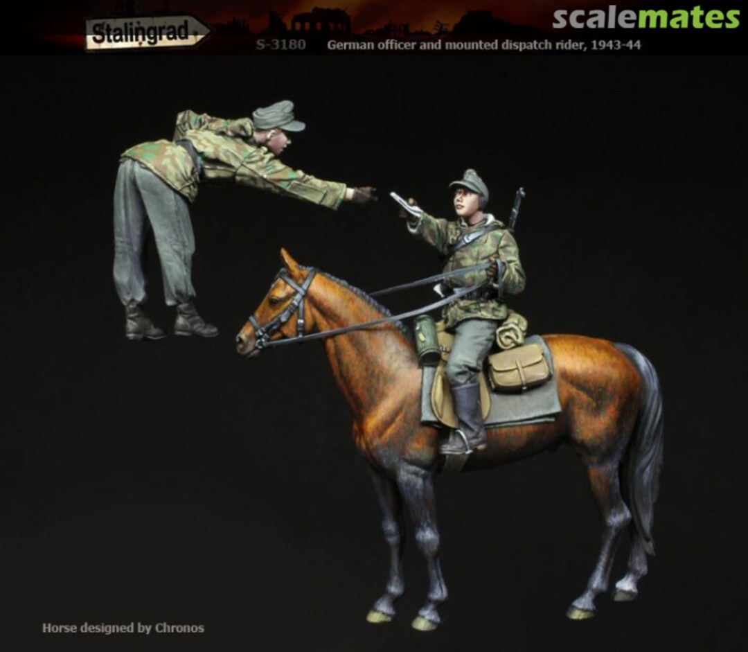 Boxart Officer and Mounted Dispatch Rider S-3181 Stalingrad Boxart Officer and Mounted Dispatch Rider S-3181 Stalingrad