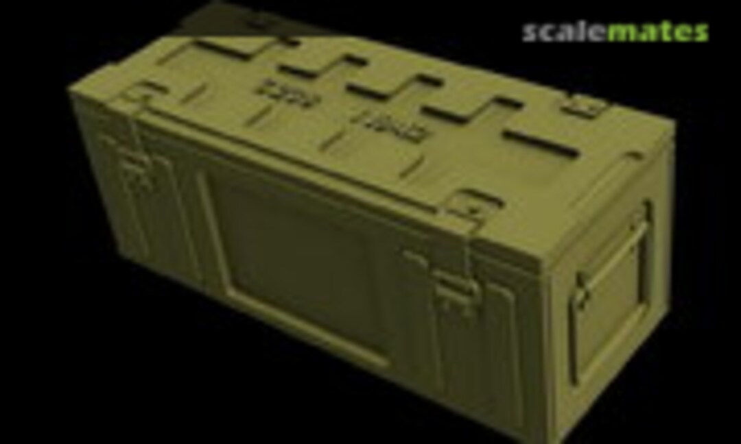 1:35 C238 British ammo boxes for 75mm and 6pdr (6pcs) (Panzer Art RE35-598) RE35-598