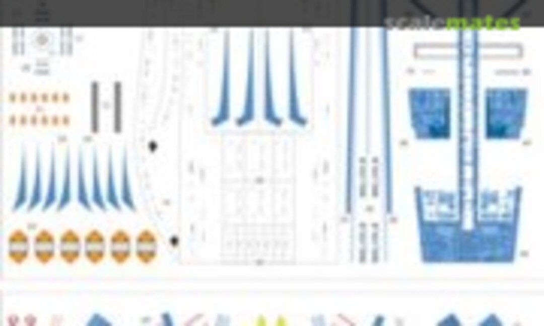 1:1000 Excelsior Class Refit Detailing Decals (PNT Models 4530) 4530