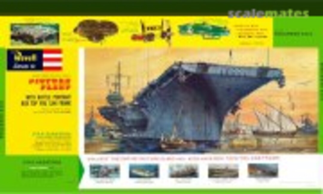 1:542 U.S.S. Saratoga (Revell H-385-398) H-385-398