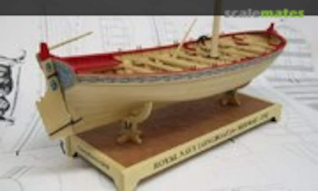 1:24 Medway Longboat Custom Engraved Base (Syren Model Ship Company )