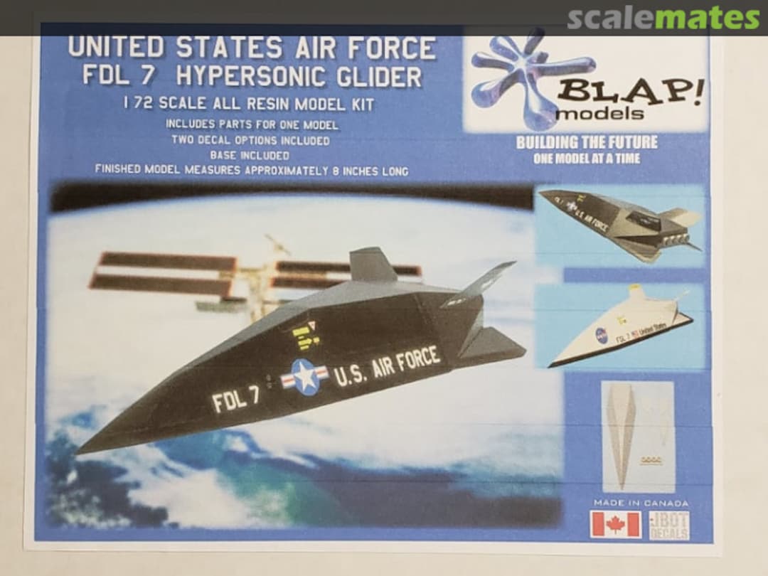 Boxart FDL-7 Hypersonic Glider BLAP-002 Blap! Models