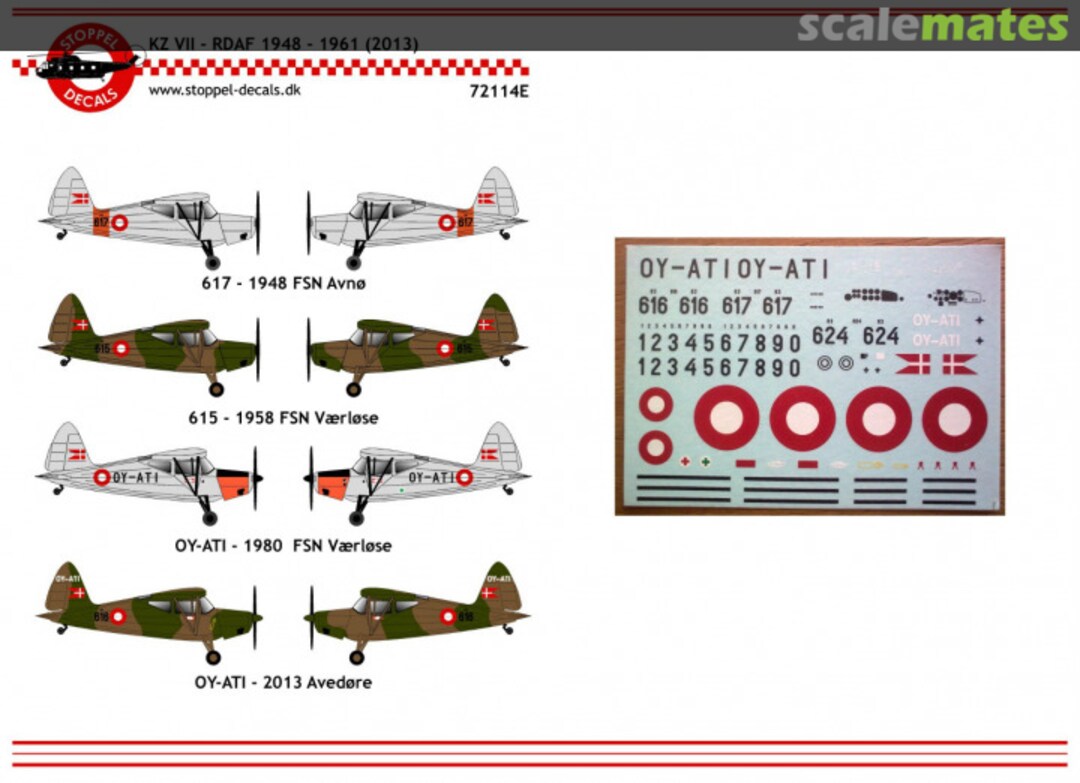 Boxart KZ VII - RDAF 1948-1961 (2013) 072114E Stoppel Decals Boxart KZ VII - RDAF 1948-1961 (2013) 072114E Stoppel Decals