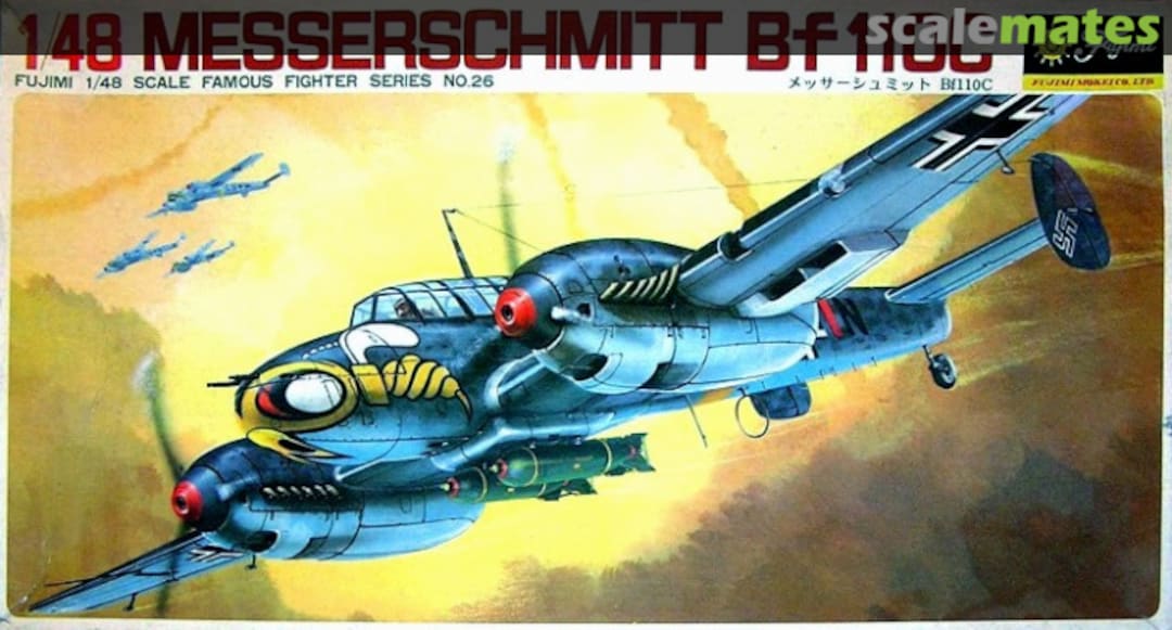 Boxart Messerschmitt Bf 110C 5A26 Fujimi Boxart Messerschmitt Bf 110C 5A26 Fujimi