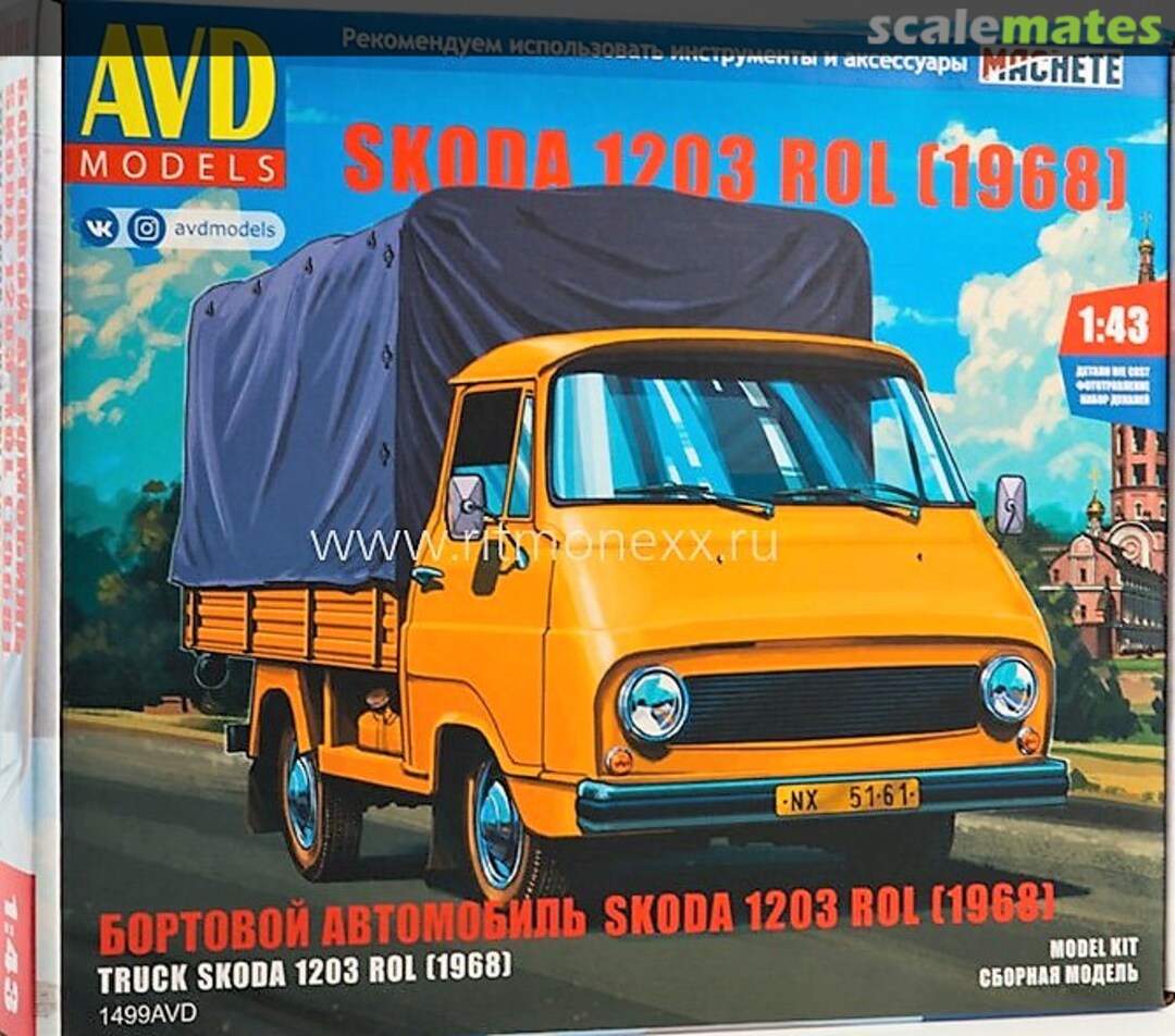 Boxart Škoda 1203 ROL 1499 AVD Models Boxart Škoda 1203 ROL 1499 AVD Models