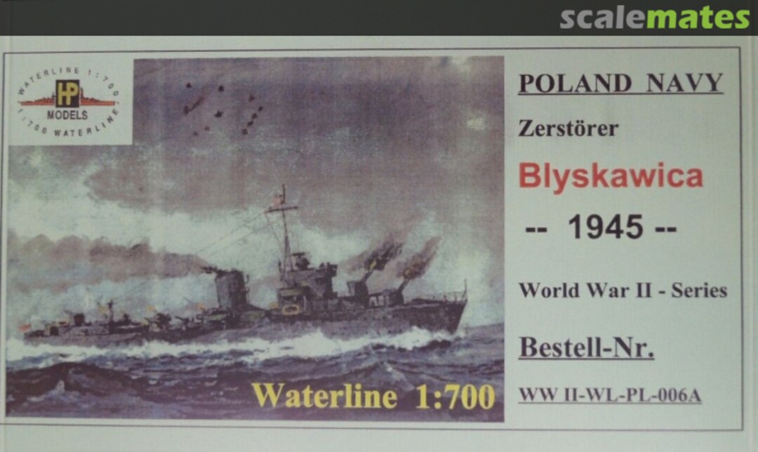 Boxart Blyskawica WWII-WL-PL-006A HP-Models Boxart Blyskawica WWII-WL-PL-006A HP-Models