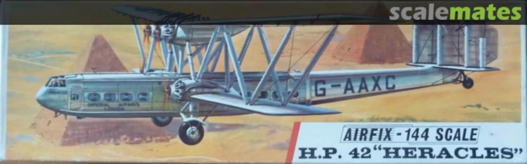 Boxart H.P. 42 "Heracles" 1655/7 Plasty/Airfix Boxart H.P. 42 "Heracles" 1655/7 Plasty/Airfix